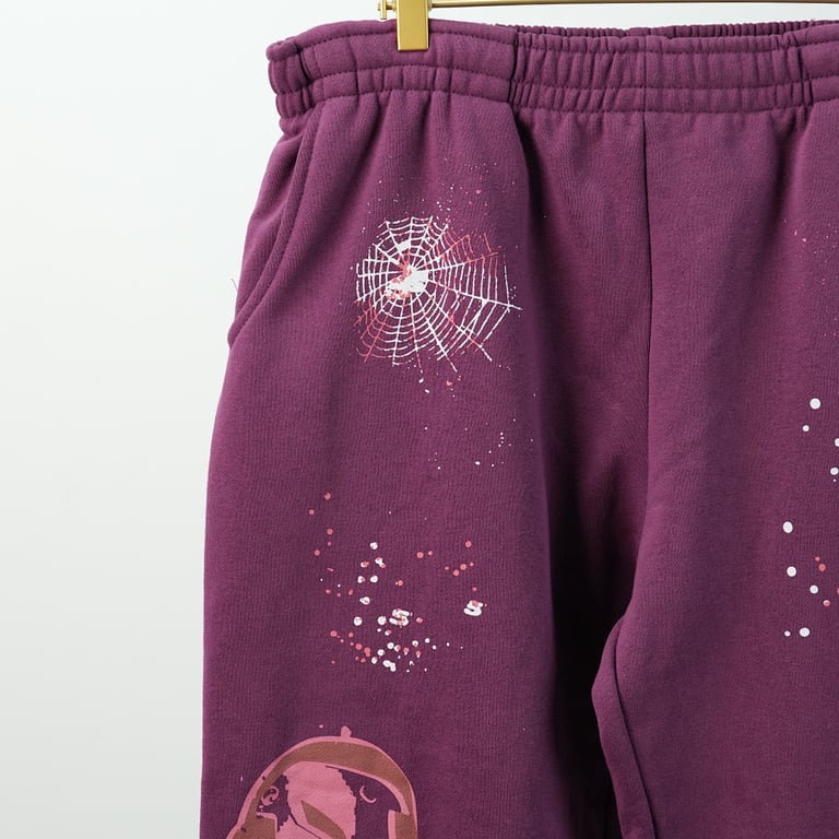 Sp5der Nocturnal Highway Sweatpant Dark Purple - 9