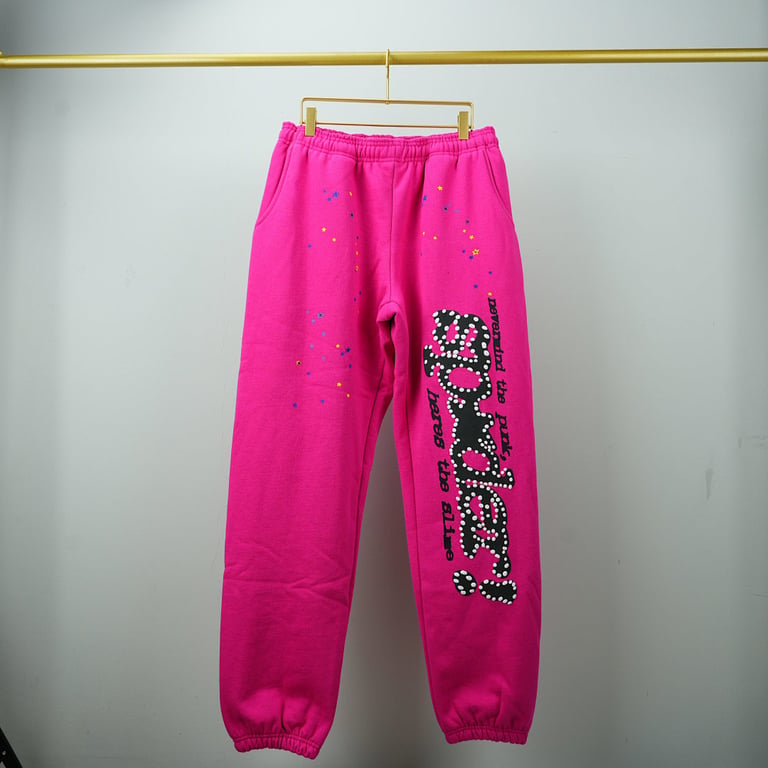 Sp5der P*NK V2 Sweatpant Pink - 17