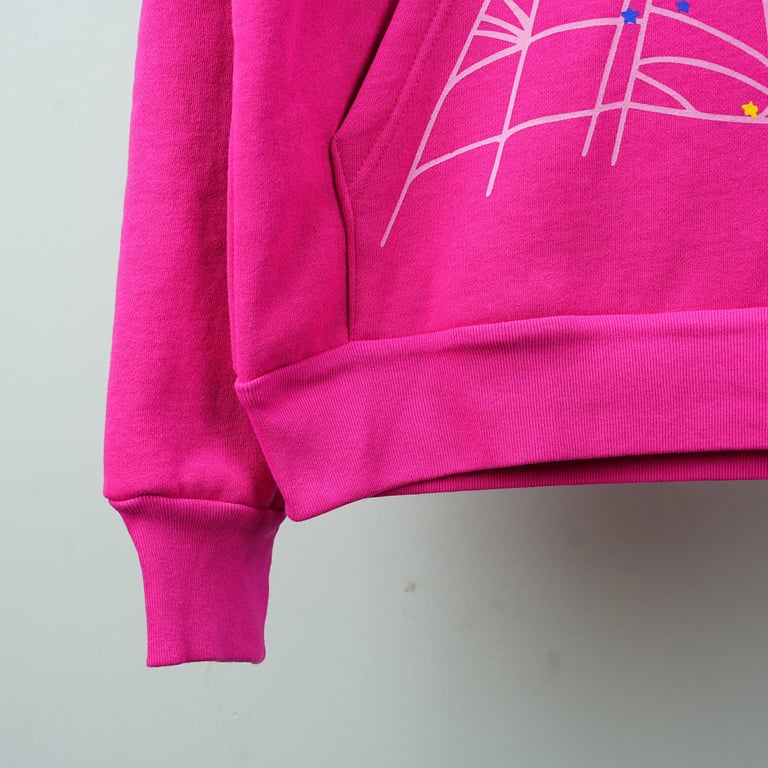Sp5der P*NK V2 Hoodie Pink - 11
