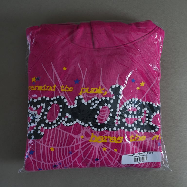 Sp5der P*NK V2 Hoodie Pink - 14