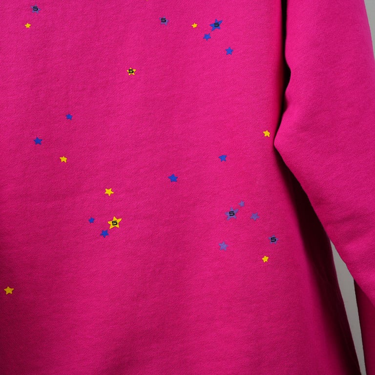 Sp5der P*NK V2 Hoodie Pink - 19