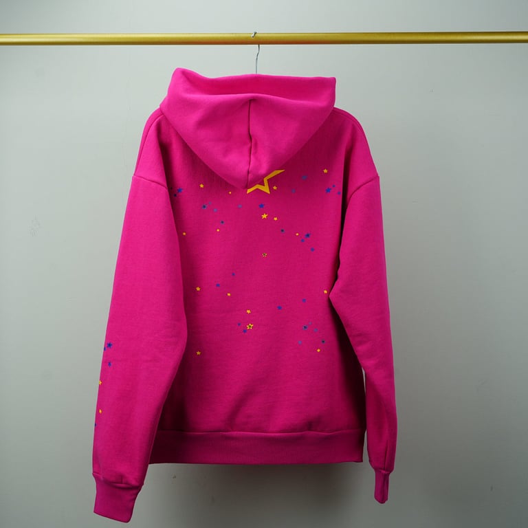 Sp5der P*NK V2 Hoodie Pink - 3