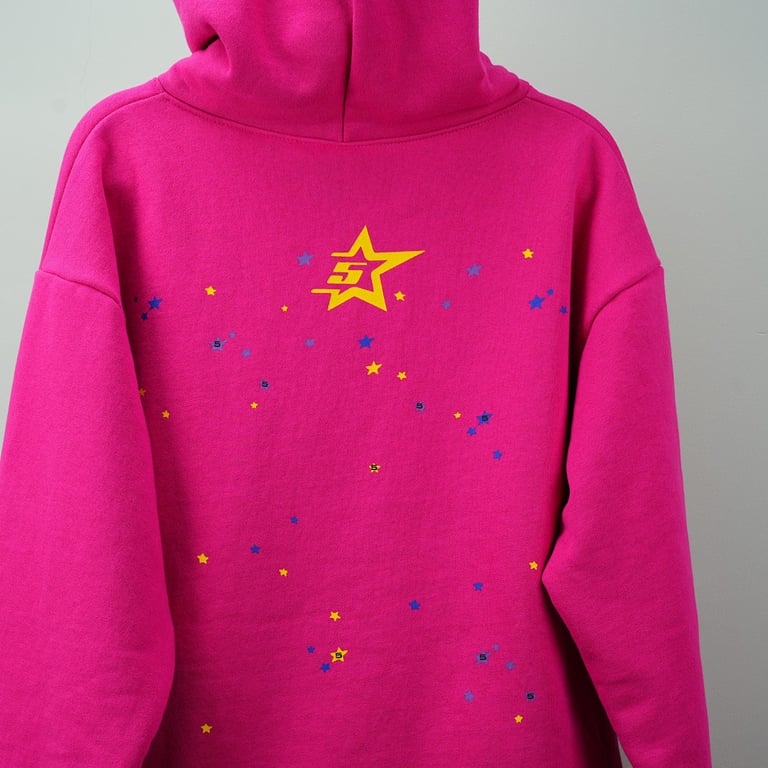 Sp5der P*NK V2 Hoodie Pink - 21