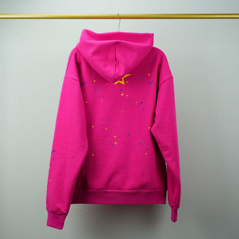 Sp5der P*NK V2 Hoodie Pink - 23
