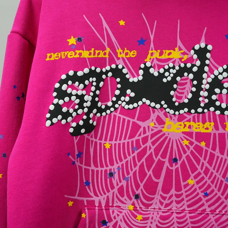 Sp5der P*NK V2 Hoodie Pink - 5