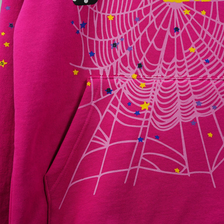 Sp5der P*NK V2 Hoodie Pink - 8