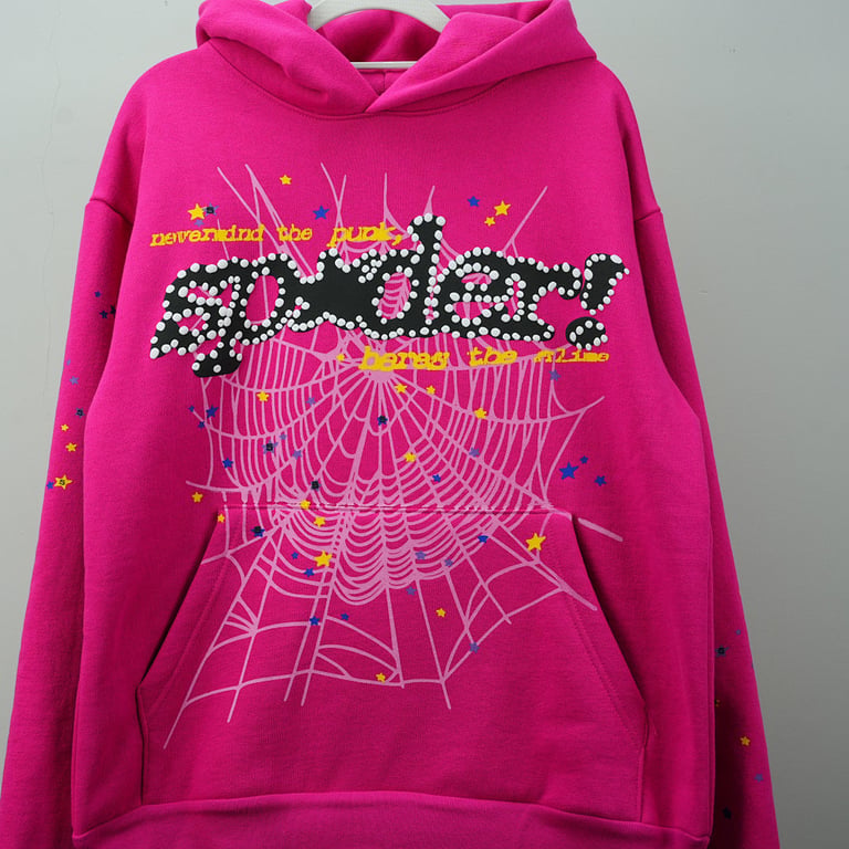 Sp5der P*NK V2 Hoodie Pink - 9