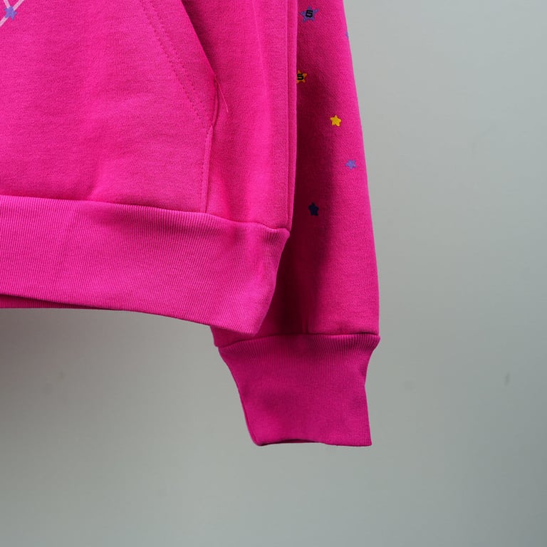 Sp5der P*NK V2 Hoodie Pink - 10