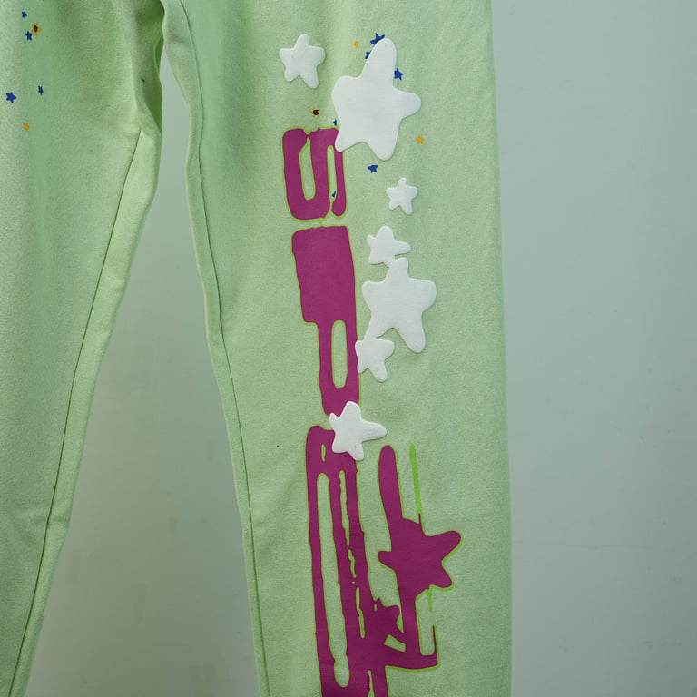 Sp5der SP5 Mint Sweatpants - 17