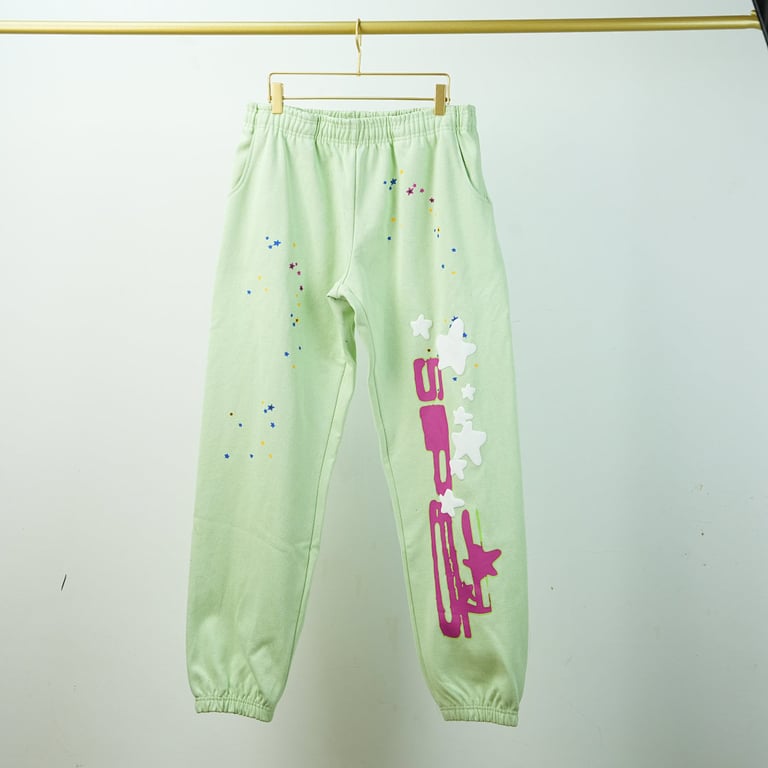 Sp5der SP5 Mint Sweatpants - 19