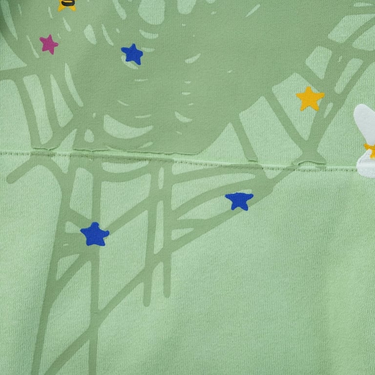 Sp5der SP5 Mint Hoodie - 12