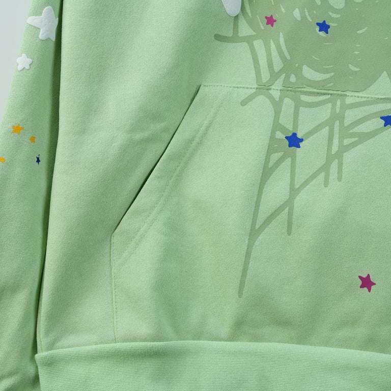 Sp5der SP5 Mint Hoodie - 16