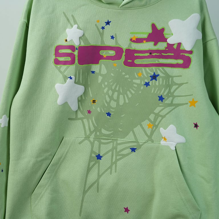 Sp5der SP5 Mint Hoodie - 20
