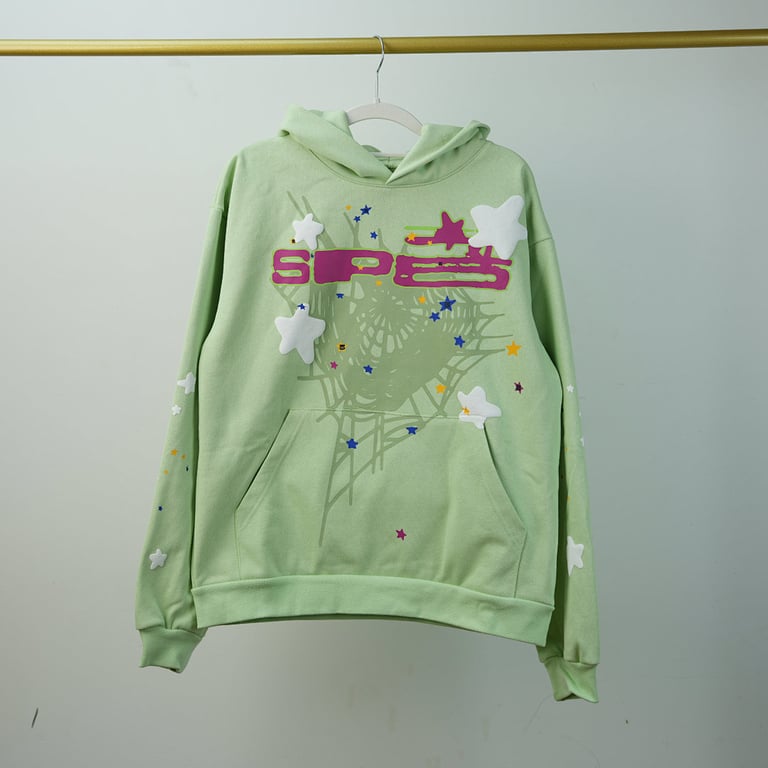 Sp5der SP5 Mint Hoodie - 22