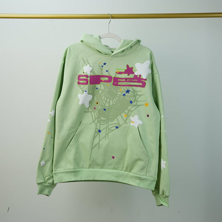Sp5der SP5 Mint Hoodie - 23