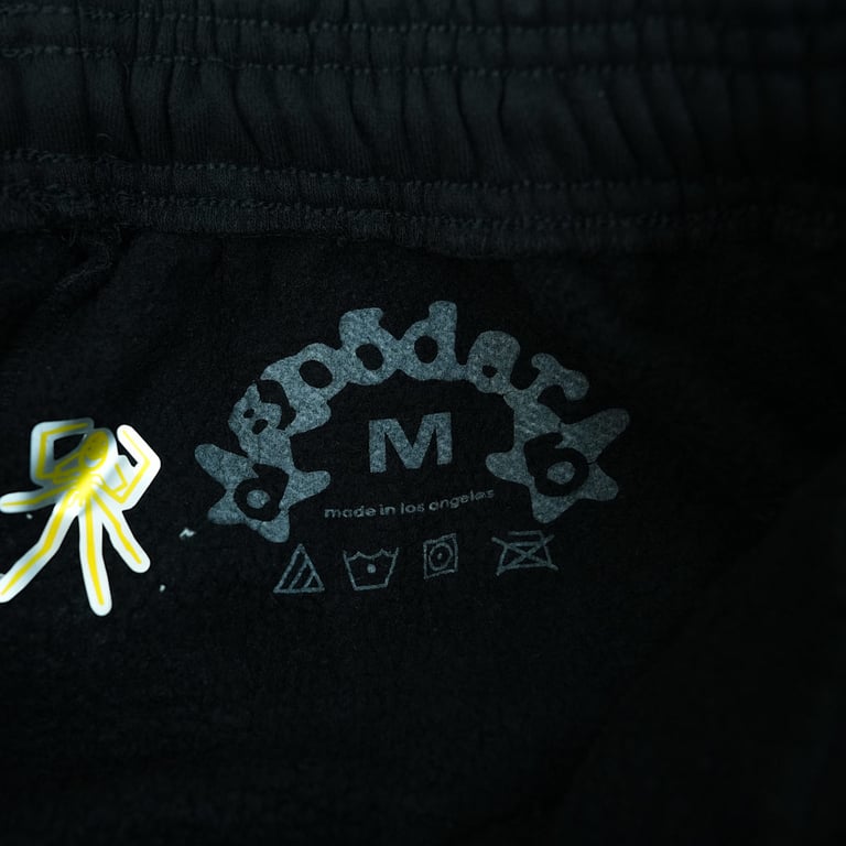 Sp5der Beluga Sweatpants Onyx/Yellow - 5