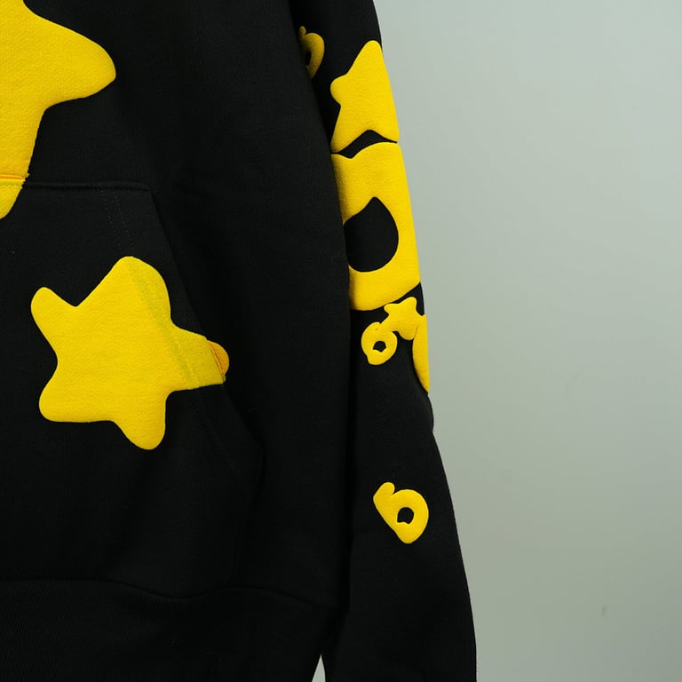 Sp5der Beluga Hoodie Onyx/Yellow - 6