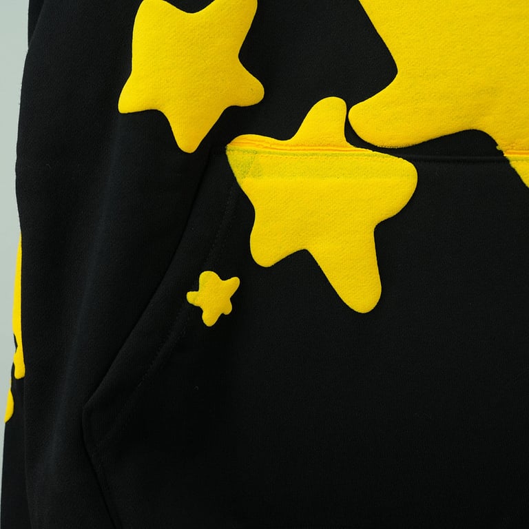 Sp5der Beluga Hoodie Onyx/Yellow - 7