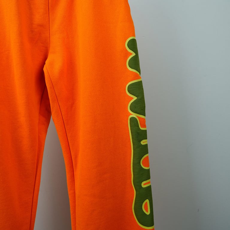 Sp5der World Beluga Sweatpants Orange - 12
