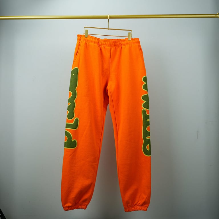 Sp5der World Beluga Sweatpants Orange - 19