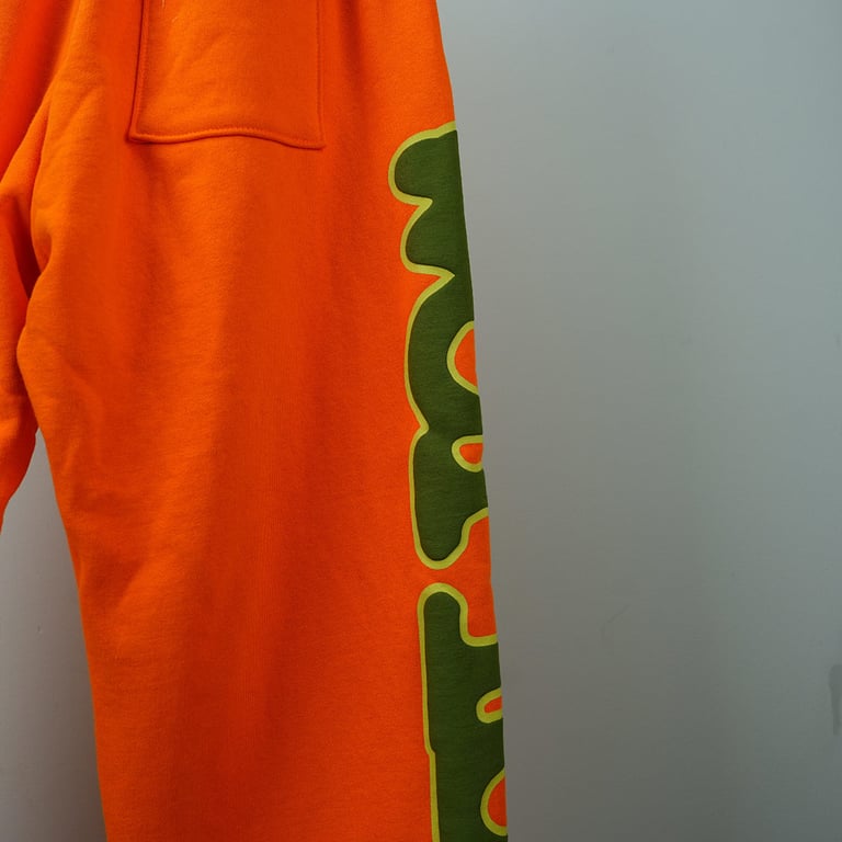 Sp5der World Beluga Sweatpants Orange - 6
