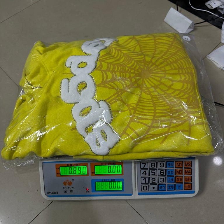Sp5der Websuit Hoodie Yellow - 2