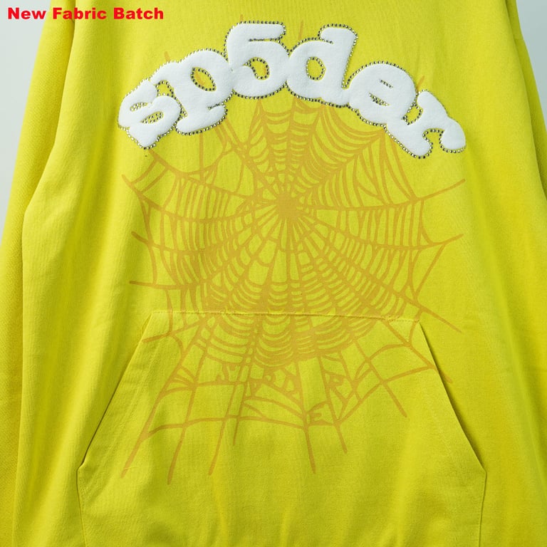 Sp5der Websuit Hoodie Yellow - 17