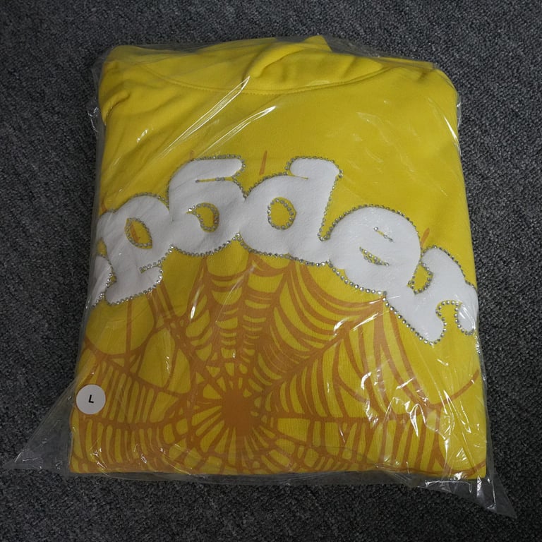 Sp5der Websuit Hoodie Yellow - 4