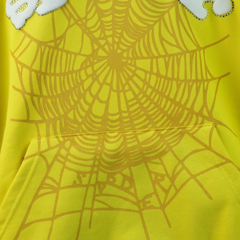 Sp5der Websuit Hoodie Yellow - 31