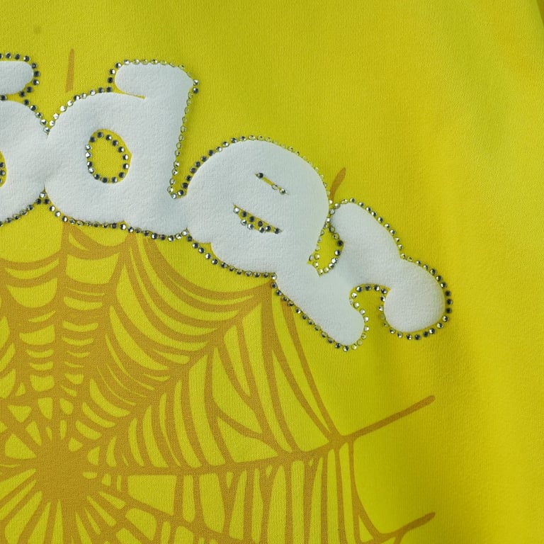 Sp5der Websuit Hoodie Yellow - 32