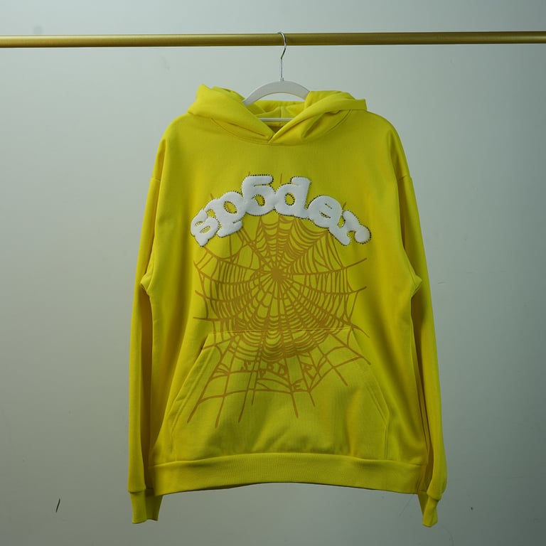 Sp5der Websuit Hoodie Yellow - 38