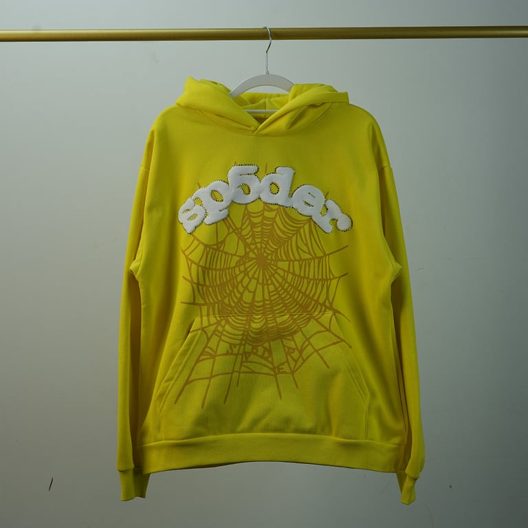 Sp5der Websuit Hoodie Yellow - 39