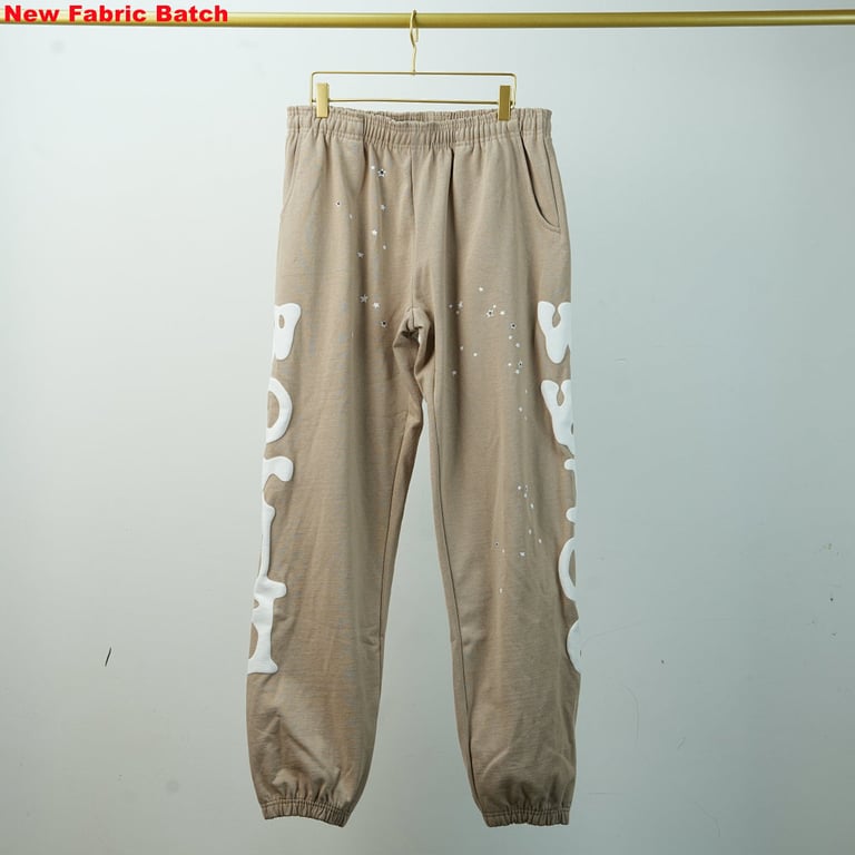 Sp5der Beluga Sweatpants Light Brown - 18