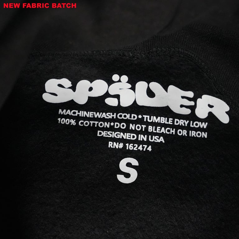 Sp5der OG Rhinestone Logo Hoodie Black - 78