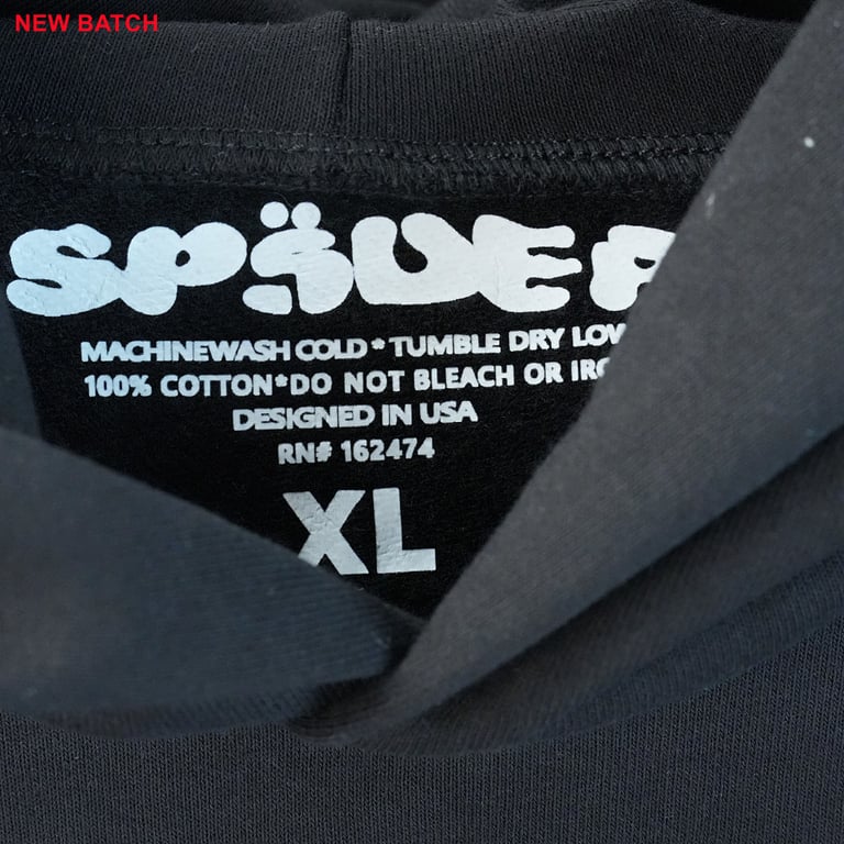 Sp5der OG Rhinestone Logo Hoodie Black - 10