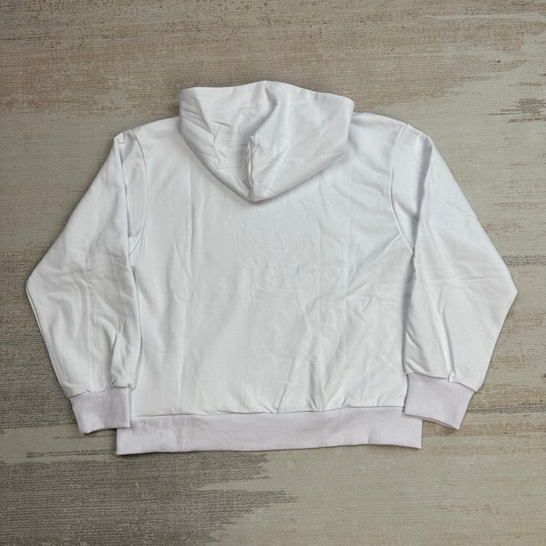 Sp5der Rhinestone Logo Hoodie White - 14