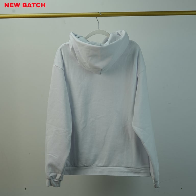 Sp5der Rhinestone Logo Hoodie White - 36