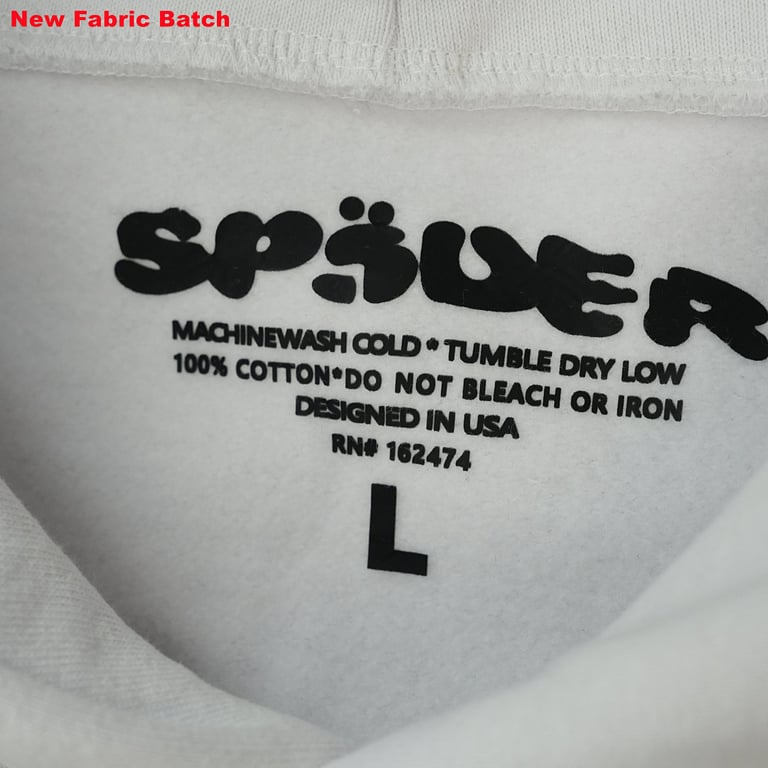 Sp5der Rhinestone Logo Hoodie White - 58