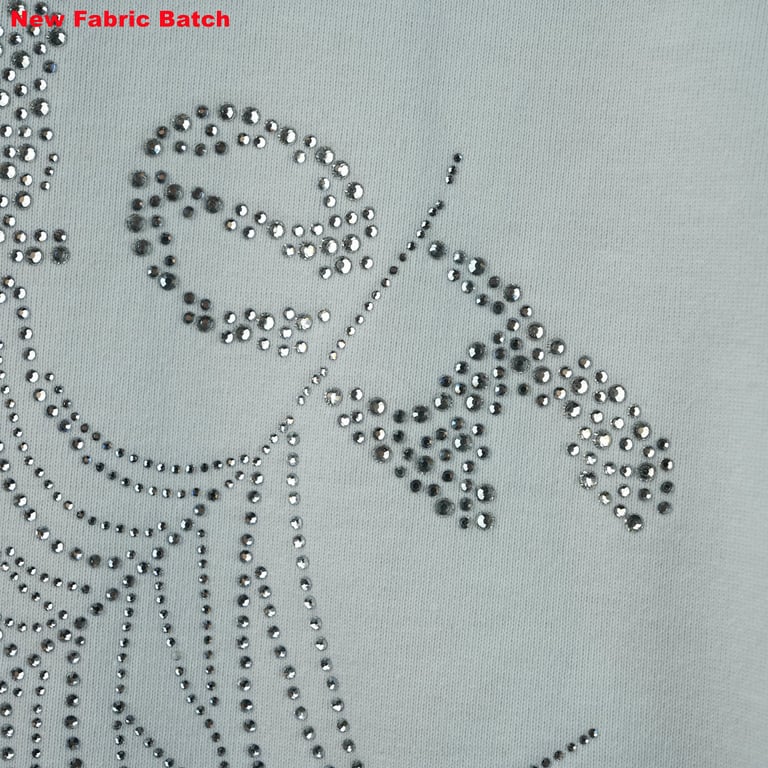 Sp5der Rhinestone Logo Hoodie White - 61