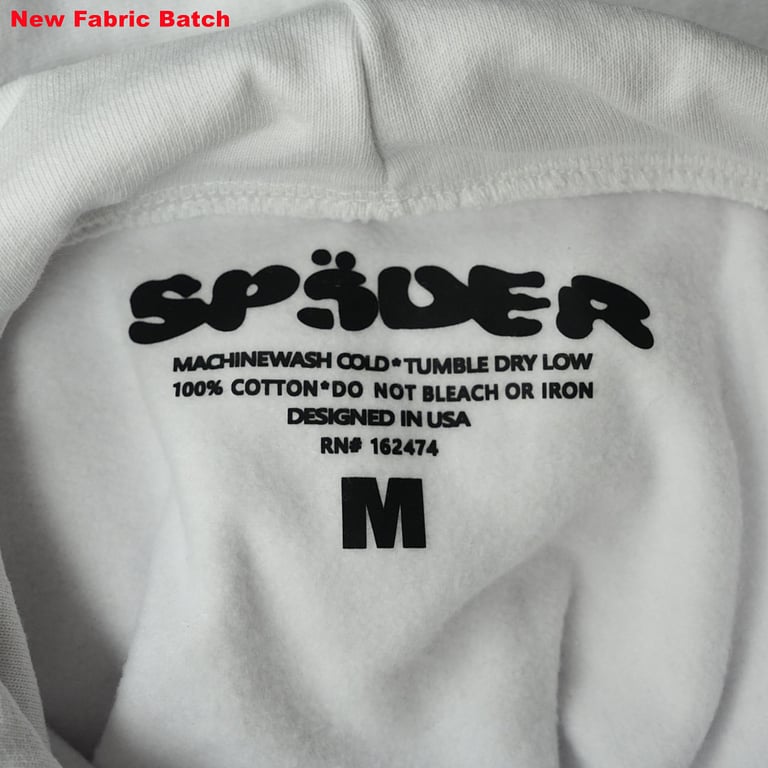 Sp5der Rhinestone Logo Hoodie White - 74