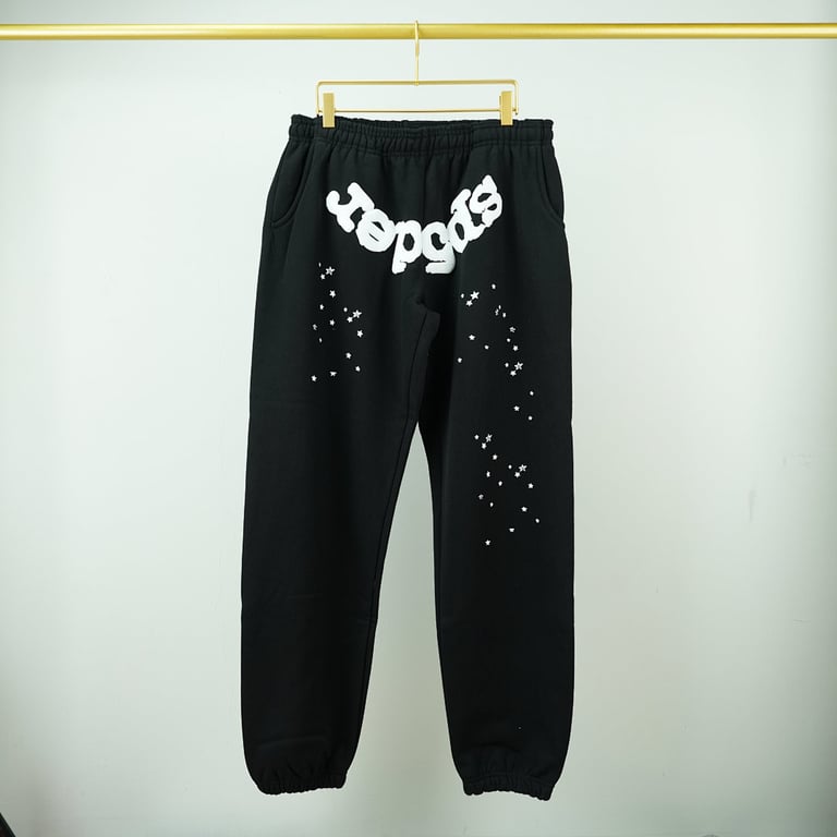 Sp5der OG Web Sweatpants Black - 15