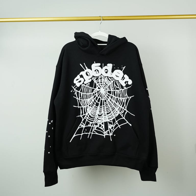 Sp5der OG Web Hoodie Black - 10