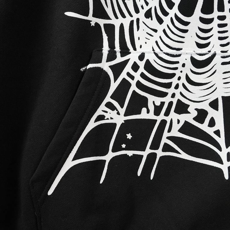 Sp5der OG Web Hoodie Black - 12