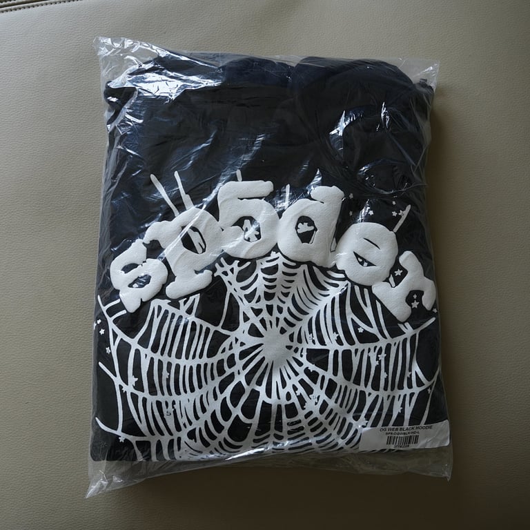 Sp5der OG Web Hoodie Black - 3
