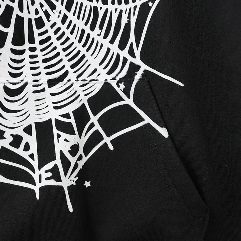 Sp5der OG Web Hoodie Black - 22
