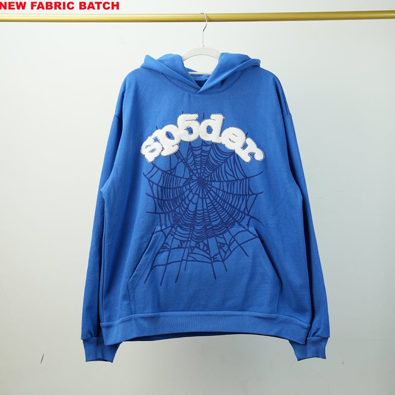 Sp5der Websuit Hoodie Blue - 12
