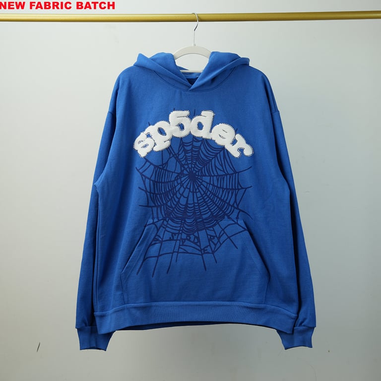 Sp5der Websuit Hoodie Blue - 13