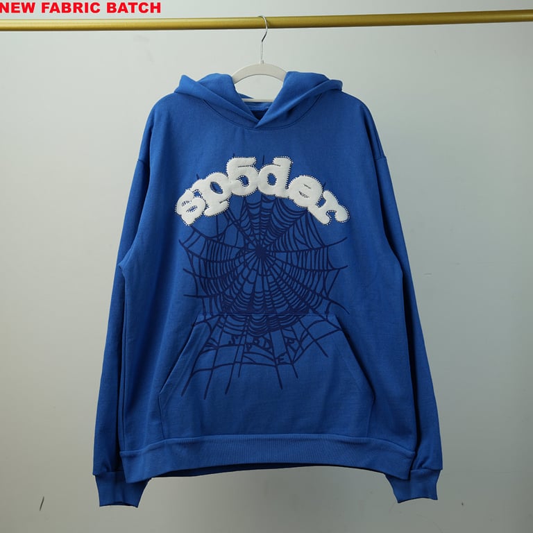 Sp5der Websuit Hoodie Blue - 14