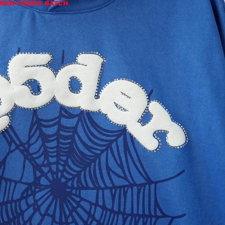 Sp5der Websuit Hoodie Blue - 3