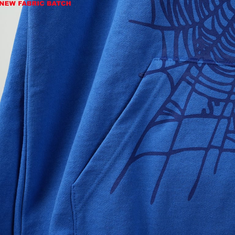 Sp5der Websuit Hoodie Blue - 23